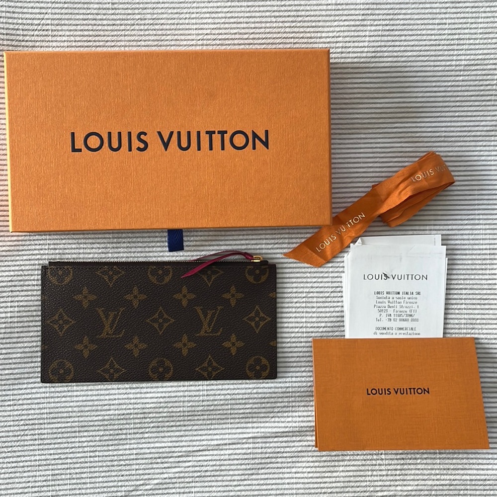 Authentic NEW Louis Vuitton Felicie Pochette Zippered Insert Pouch